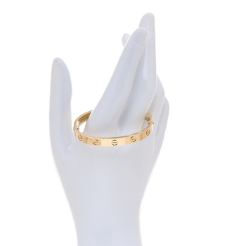 CARTIER 18K Yellow Gold LOVE Bracelet 15