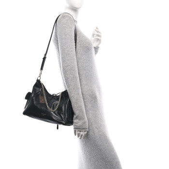 LOUIS VUITTON Lambskin CarryAll Cargo Vibe PM Black