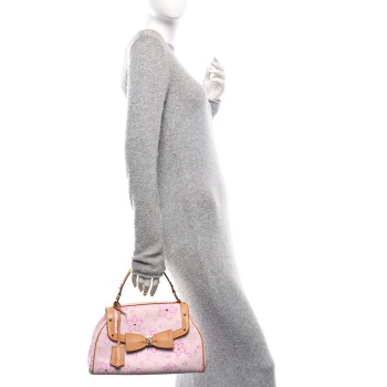 LOUIS VUITTON Monogram Cherry Blossom Sac Retro Pink