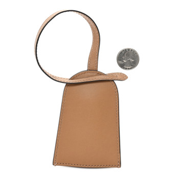 GUCCI Calfskin GG Marmont Web Key Holder Brown