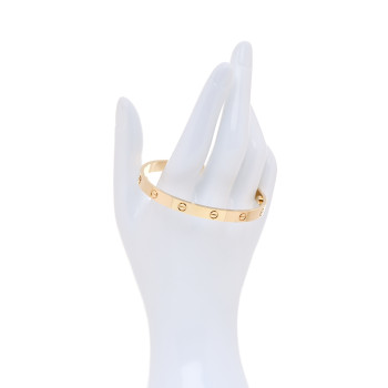 CARTIER 18K Yellow Gold LOVE Bracelet 19