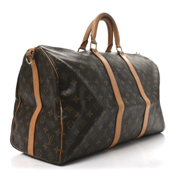 LOUIS VUITTON Monogram Keepall Bandouliere 50