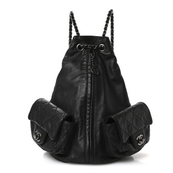 CHANEL Calfskin Large Backpack Is Back Black