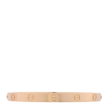 CARTIER 18K Pink Gold LOVE Bracelet 18