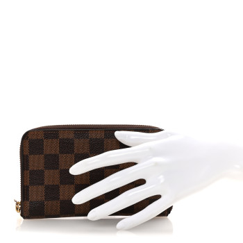 LOUIS VUITTON Damier Ebene Zippy Compact Wallet