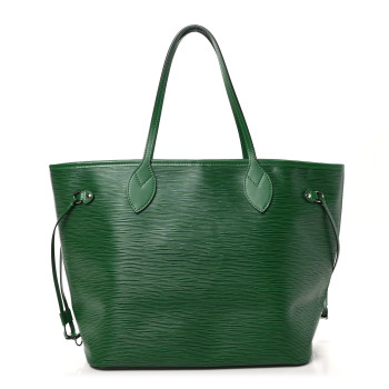 LOUIS VUITTON Epi Neverfull MM Borneo Green