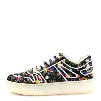 JIMMY CHOO Nylon Ditsy Hawaii Sneakers 36 Multicolor