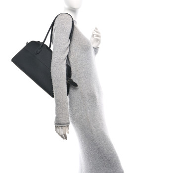 THE ROW Grained Calfskin EW Margaux 12 Black