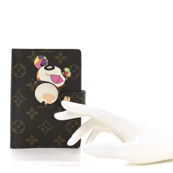 LOUIS VUITTON Monogram Panda Small Ring Agenda Cover