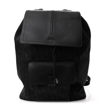 CHRISTIAN DIOR Oblique Motion Backpack Black