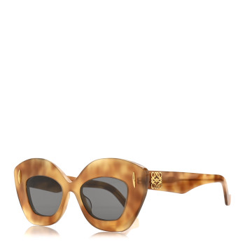 LOEWE Acetate Anagram Cat Eye Sunglasses LW40127I Tortoise