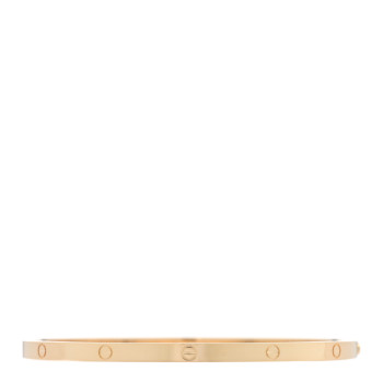 CARTIER 18K Yellow Gold Small LOVE Bracelet 19