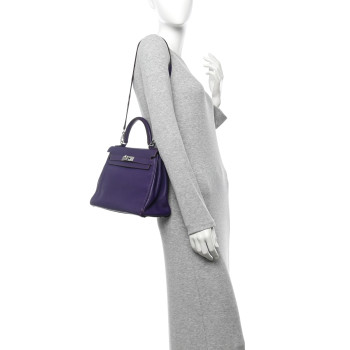 HERMES Togo Kelly Retourne 28 Iris