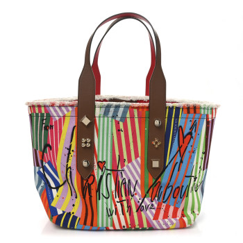 CHRISTIAN LOUBOUTIN Frangibus Printed Medium Tote Multicolor