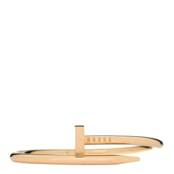 CARTIER 18K Yellow Gold Juste Un Clou Bracelet 15