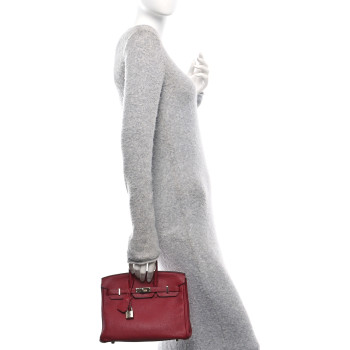 HERMES Togo Birkin 25 Rubis