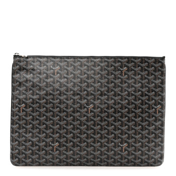 GOYARD Goyardine Senat Pochette GM Black Gold