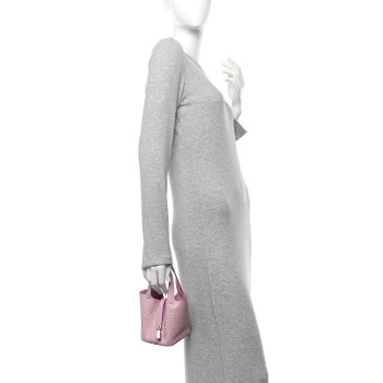 HERMES Swift Micro Lucky Daisy Picotin Lock Mauve Sylvestre