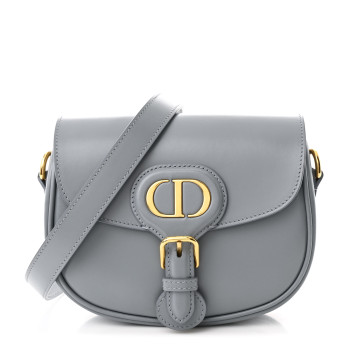 CHRISTIAN DIOR Box Calfskin Small Bobby Bag Cloud Blue