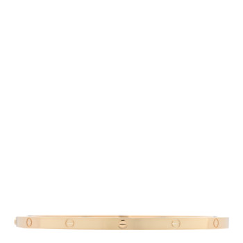 CARTIER 18K Yellow Gold Small LOVE Bracelet 19