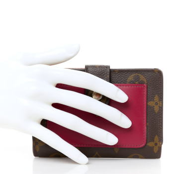LOUIS VUITTON Monogram Juliette Wallet Fuchsia