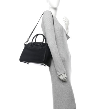GIVENCHY Shiny Lord Calfskin Small Antigona Black