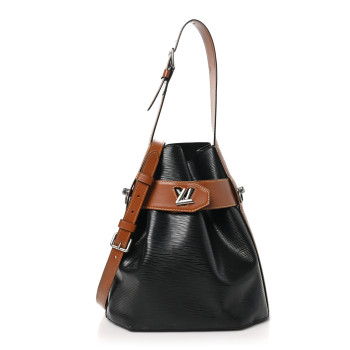 LOUIS VUITTON Epi Twist Bucket Black