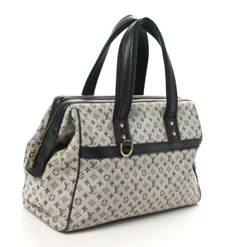LOUIS VUITTON Mini Monogram Josephine GM Blue