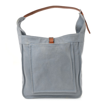 HERMES Toile Marwari GM Bleu