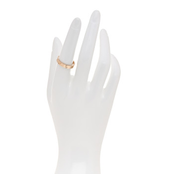 CARTIER 18K Pink Gold 3.5mm LOVE Wedding Band Ring 54 7