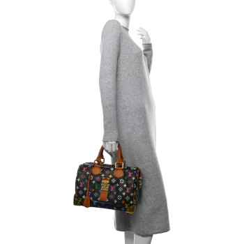 LOUIS VUITTON Monogram Multicolor Speedy 30 Black