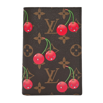 LOUIS VUITTON LV X TM Monogram Cerises Passport Cover