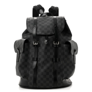 LOUIS VUITTON Damier Graphite Christopher PM Backpack