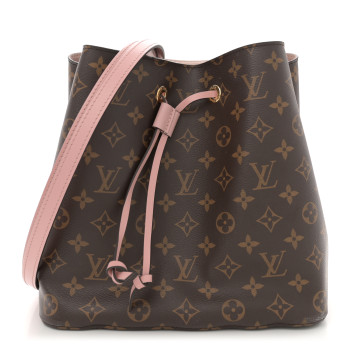 LOUIS VUITTON Monogram Neonoe MM Rose Poudre