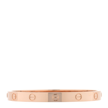 CARTIER 18K Pink Gold LOVE Bracelet 17