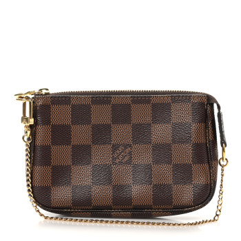 LOUIS VUITTON Damier Ebene Mini Pochette Accessories