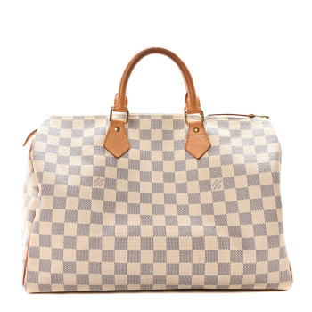 LOUIS VUITTON Damier Azur Speedy 35