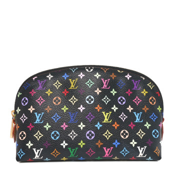 LOUIS VUITTON Monogram Multicolor Cosmetic Pouch Black Grenade