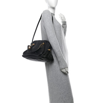 CHLOE Calfskin Medium Paraty Black