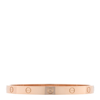 CARTIER 18K Pink Gold LOVE Bracelet 19