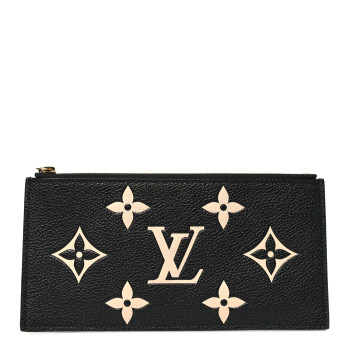 LOUIS VUITTON Empreinte Monogram Giant Crafty Pochette Felicie Zippered Insert Black
