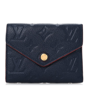 LOUIS VUITTON Empreinte Victorine Wallet Marine Rouge
