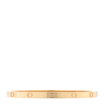 CARTIER 18K Yellow Gold Small LOVE Bracelet 15