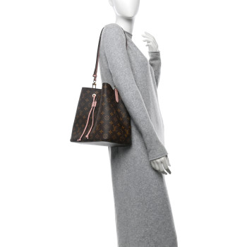 LOUIS VUITTON Monogram Neonoe MM Rose Poudre