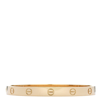 CARTIER 18K Yellow Gold LOVE Bracelet 17