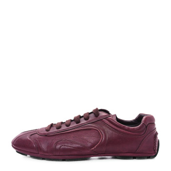 PRADA Soft Nappa Re-Edition 2005 Men's Montecarlo Antiqued 8 Burgundy
