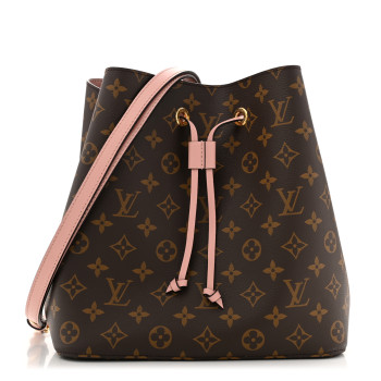 LOUIS VUITTON Monogram Neonoe MM Rose Poudre