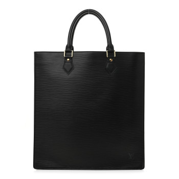 LOUIS VUITTON Epi Sac Plat GM Black LOUIS VUITTON Epi Sac Plat GM Black