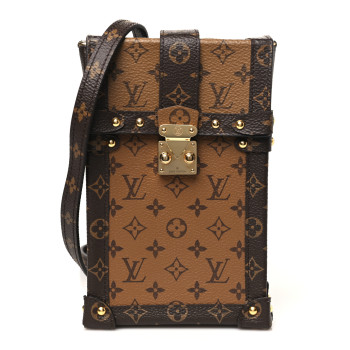 LOUIS VUITTON Reverse Monogram Pochette Trunk Verticale