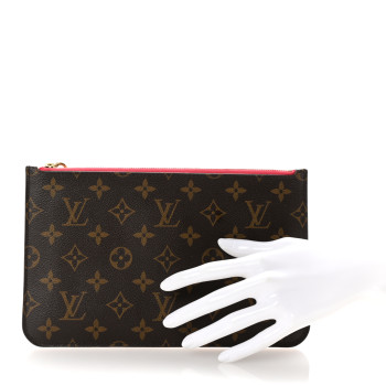 LOUIS VUITTON Monogram Neverfull MM GM Pochette Grenade